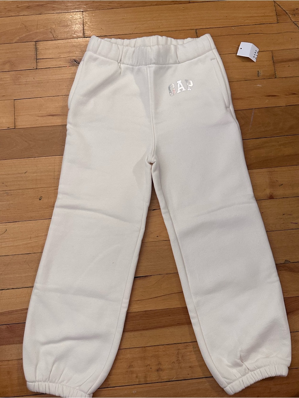 GAP Cream Kids' Fleece Jogger Pants - NWT